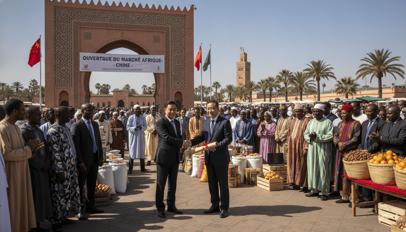 Chine ouvre son marché à 53 pays africains à partir du 1er mai