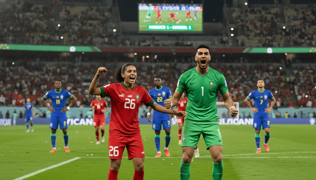 Coupe du monde 2026 Maroc 1-1 Brésil Bouaddi et Bounou se distinguent