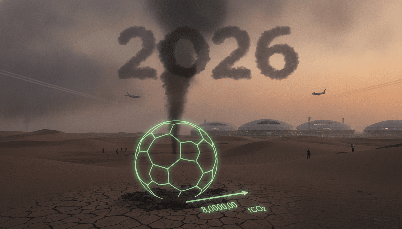 Coupe du monde 2026 : émissions estimées jusqu'à 9 millions de tonnes de CO2