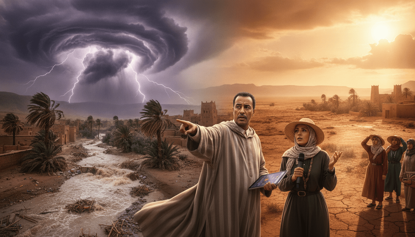 DGM alerte: orages violents et vague de chaleur touchent plusieurs provinces du Maroc