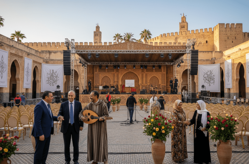  Derniers préparatifs avant l’ouverture de la 29e édition du Festival de Fès