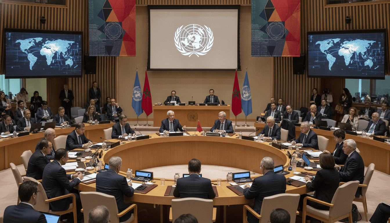Dialogue mondial sur la gouvernance de l'IA préparé à l'ONU avec le Maroc