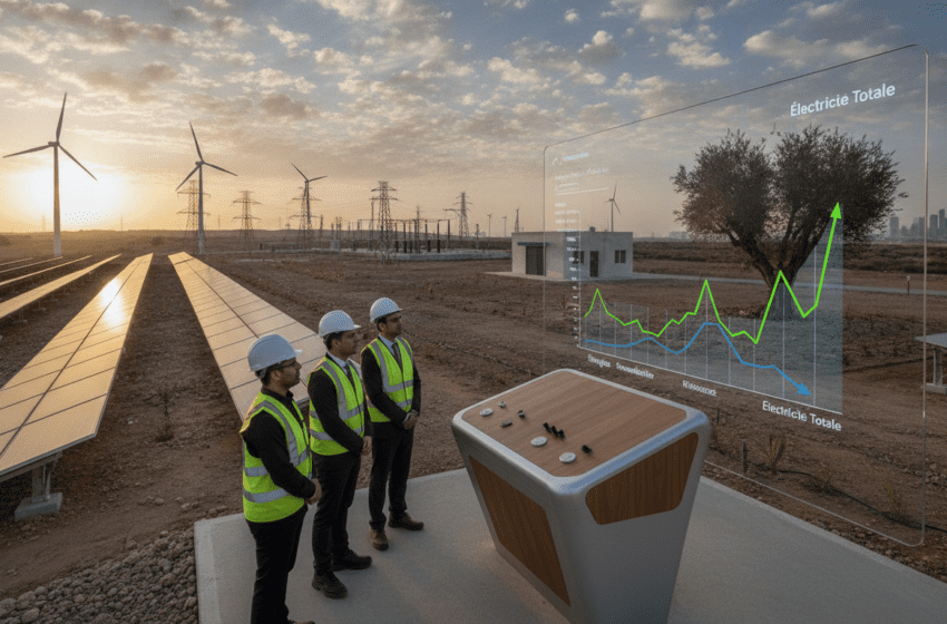  Électricité en recul de 0,3% au 1er quadrimestre 2026 renouvelables +20,7 pour cent