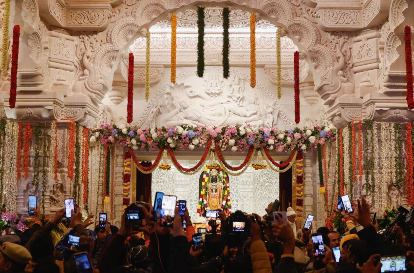  Enquête pour détournement au temple Ram d’Ayodhya ébranle le BJP avant l’élection