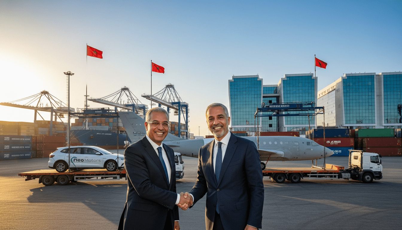 Exportations marocaines +8,7% à fin avril 2026, automobile et aéronautique en tête