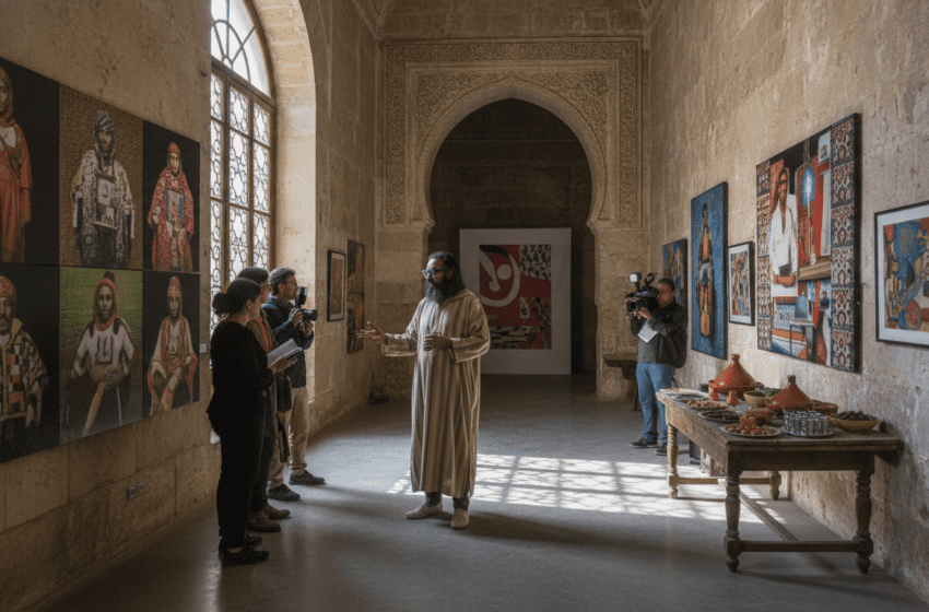  Exposition à la Galerie Bab Rouah, l’artiste évoque son rapport au Maroc