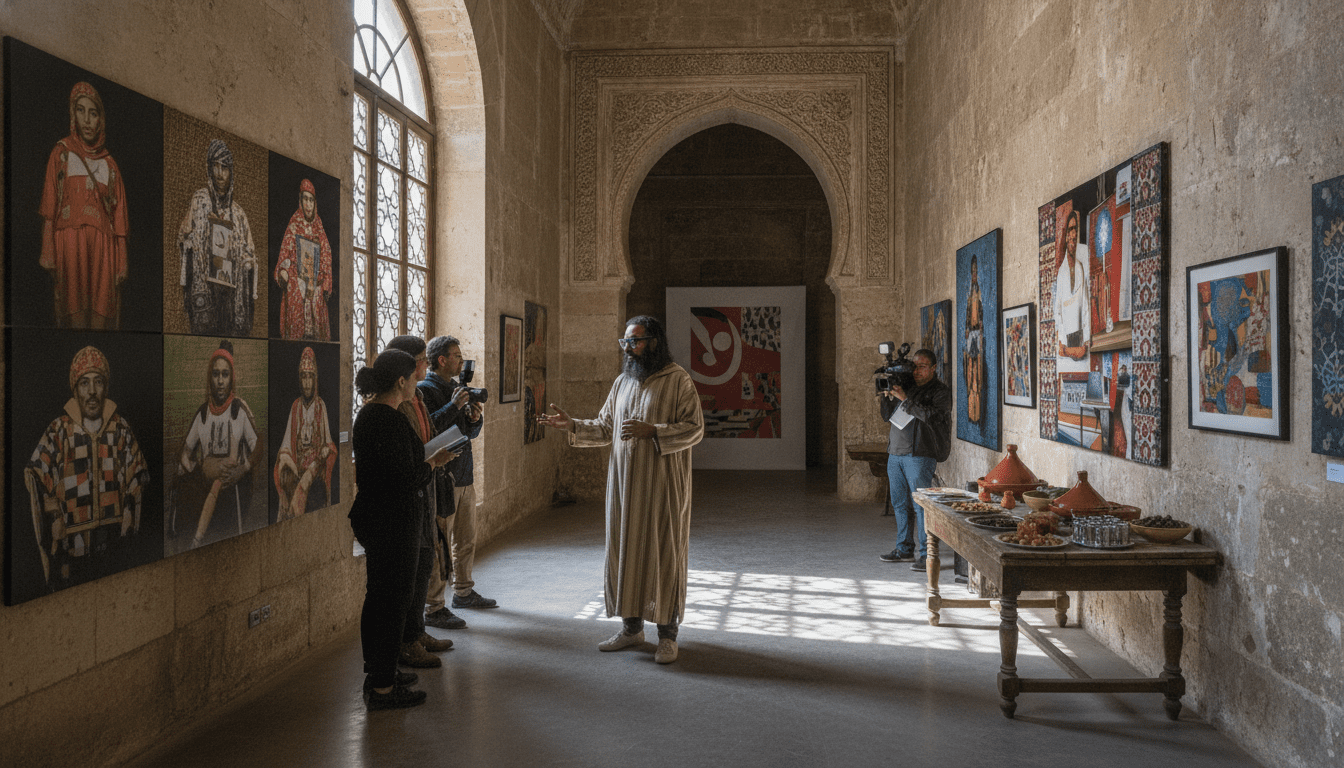 Exposition à la Galerie Bab Rouah, l'artiste évoque son rapport au Maroc