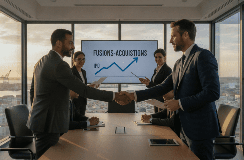  Faute d’IPO les fusions-acquisitions prennent le relais