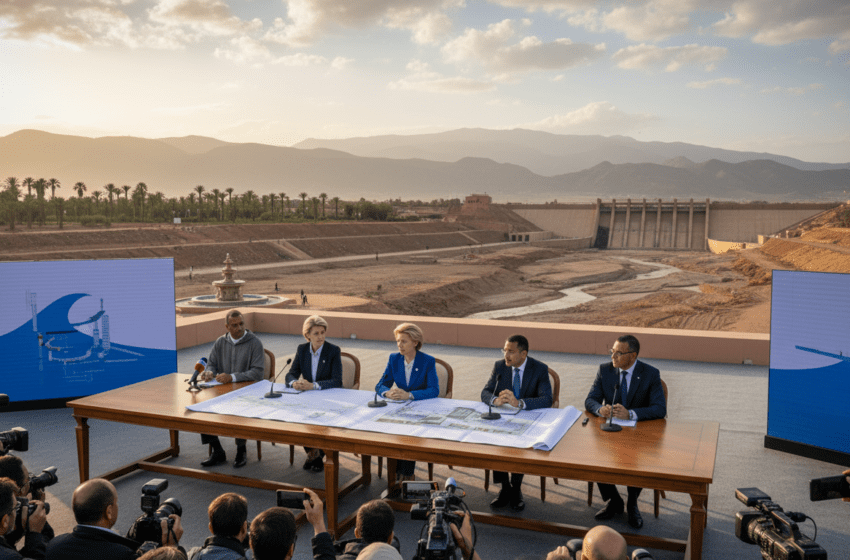  Financement européen de 348 M€ pour la politique de l’eau au Maroc