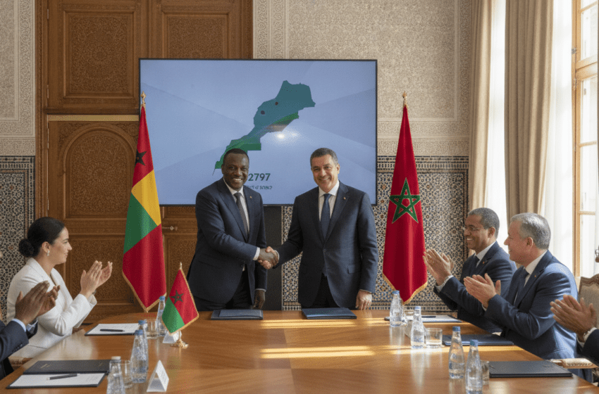  Guinée‑Bissau salue la résolution 2797 et soutient le plan d’autonomie du Maroc