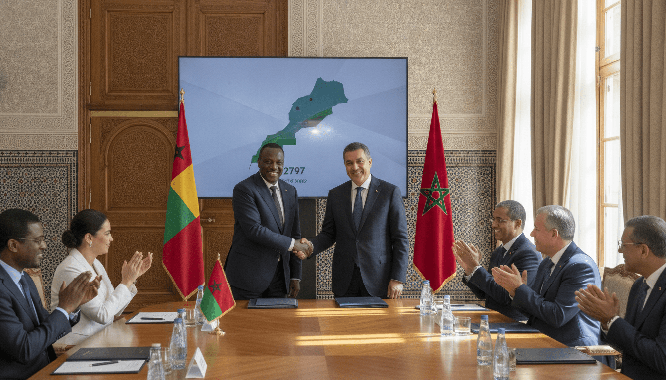 Guinée‑Bissau salue la résolution 2797 et soutient le plan d’autonomie du Maroc