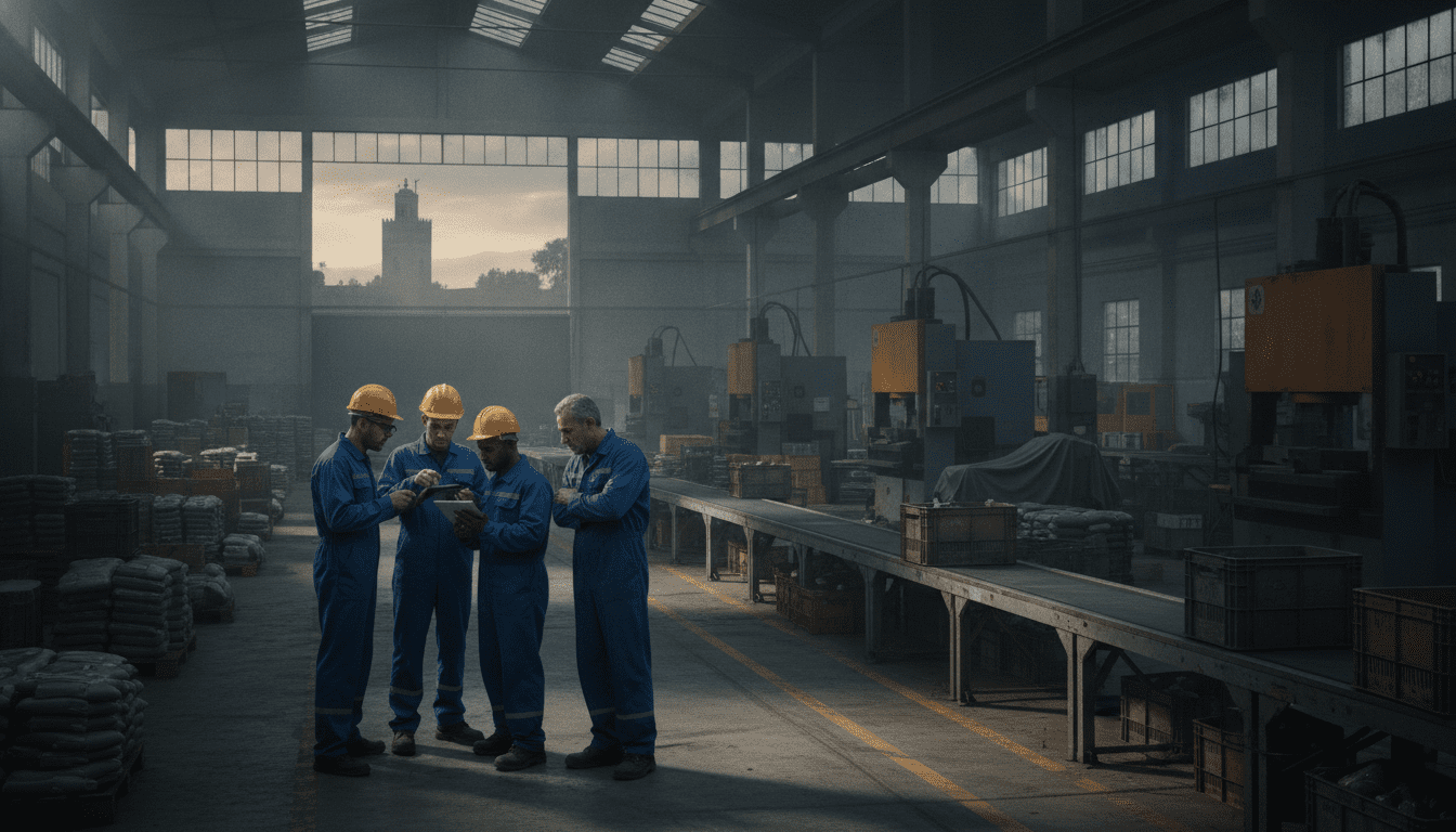 HCP : production industrielle au Maroc en recul de 1,4% au premier trimestre 2026