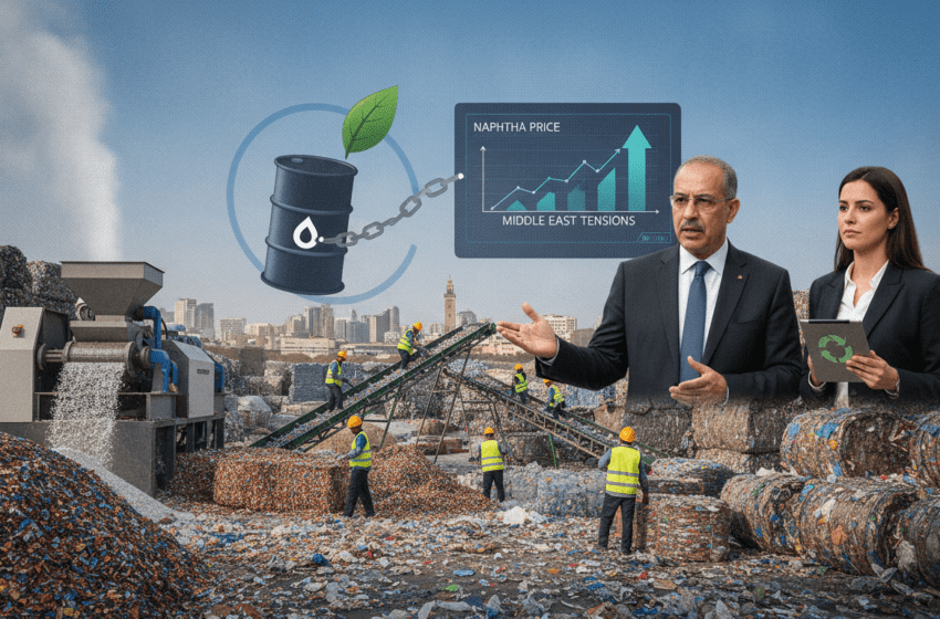Hausse du naphta et tensions au Moyen‑Orient poussent la plasturgie marocaine vers le recyclage