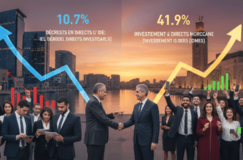 IDE au Maroc reculent 10,1%, IDME progressent 41,9% à fin avril 2026