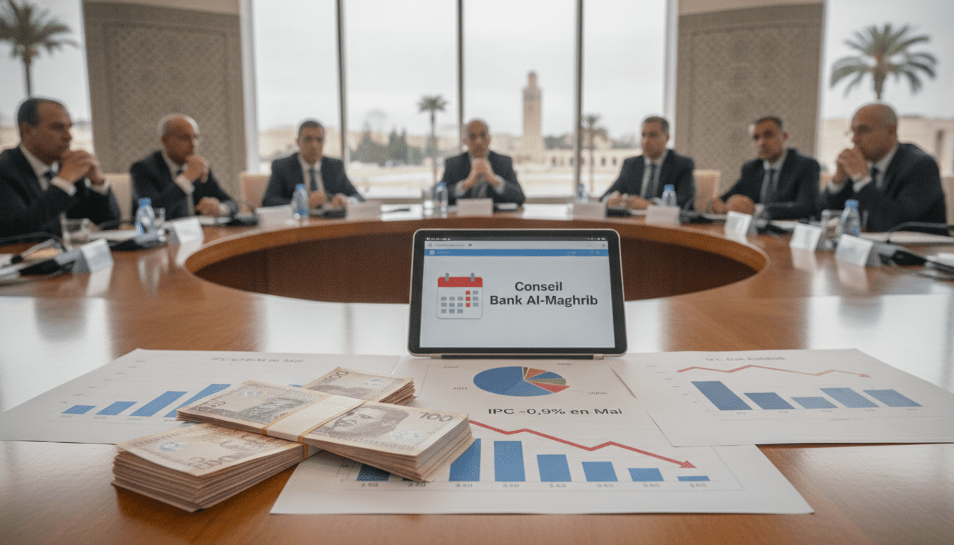 Inflation : IPC -0,9% en mai avant le conseil de Bank Al-Maghrib