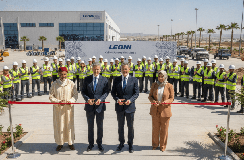  LEONI Cable Solutions lance à Kénitra sa première usine africaine de câbles automobiles
