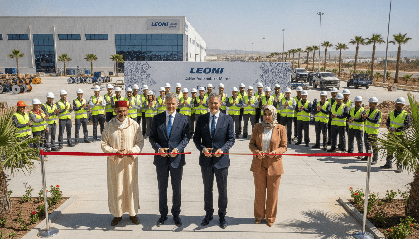 LEONI Cable Solutions lance à Kénitra sa première usine africaine de câbles automobiles