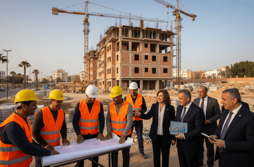  La construction marocaine s’améliore au 1er trimestre 2026 selon le HCP