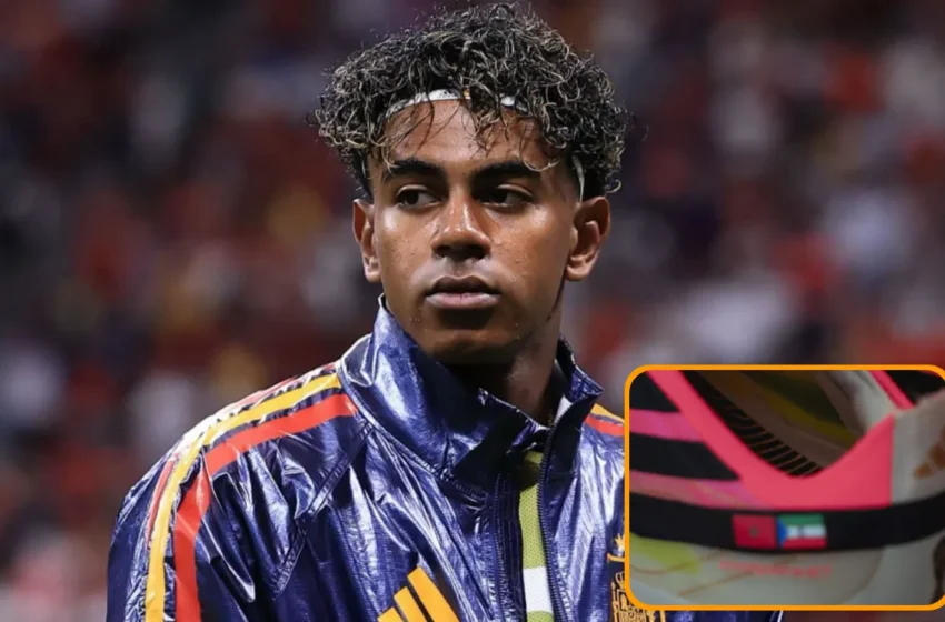 Lamine Yamal affiche Maroc et Espagne sur ses chaussures Adidas et suscite polémique