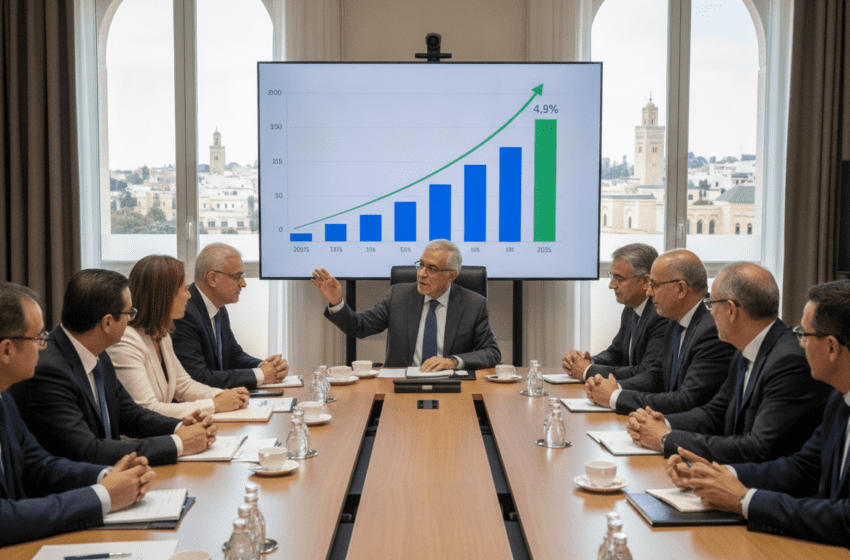  L’économie marocaine accélère à 4,9% en 2025 selon le HCP