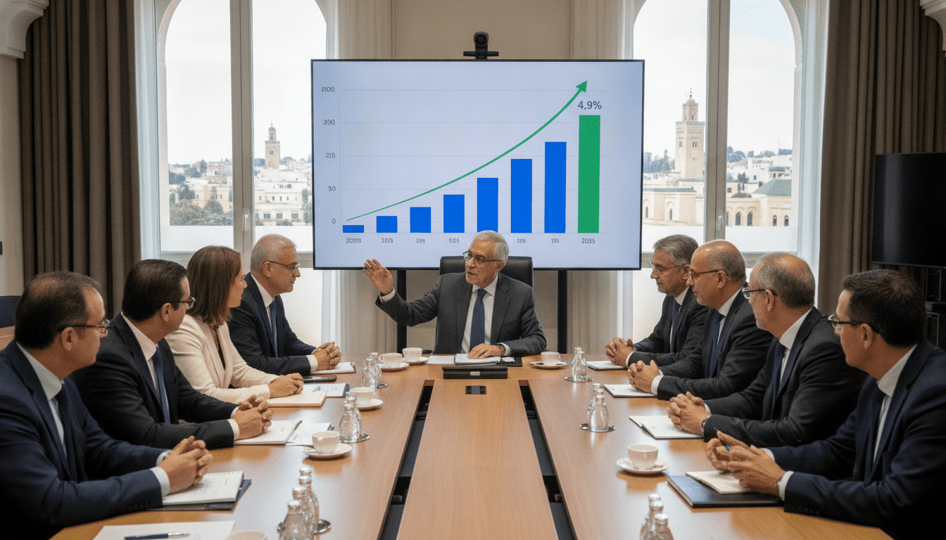 L'économie marocaine accélère à 4,9% en 2025 selon le HCP