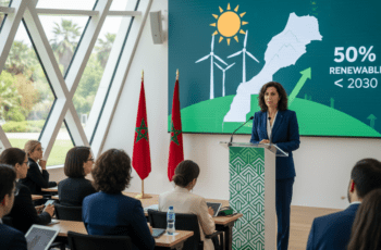 Leïla Benali à l'EPFL : le Maroc vise 50% d'énergies renouvelables avant 2030