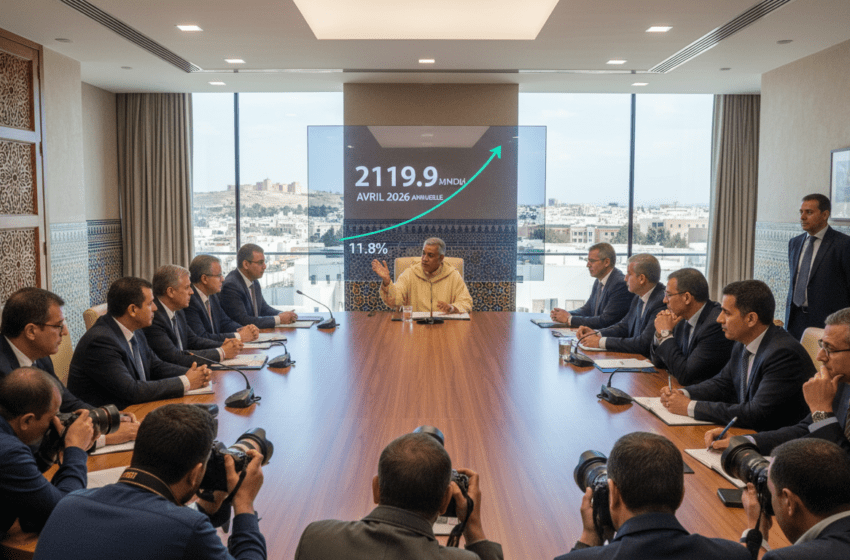  M3 atteint 2 119,9 MMDH en avril 2026, hausse annuelle 11,8% selon Bank Al-Maghrib