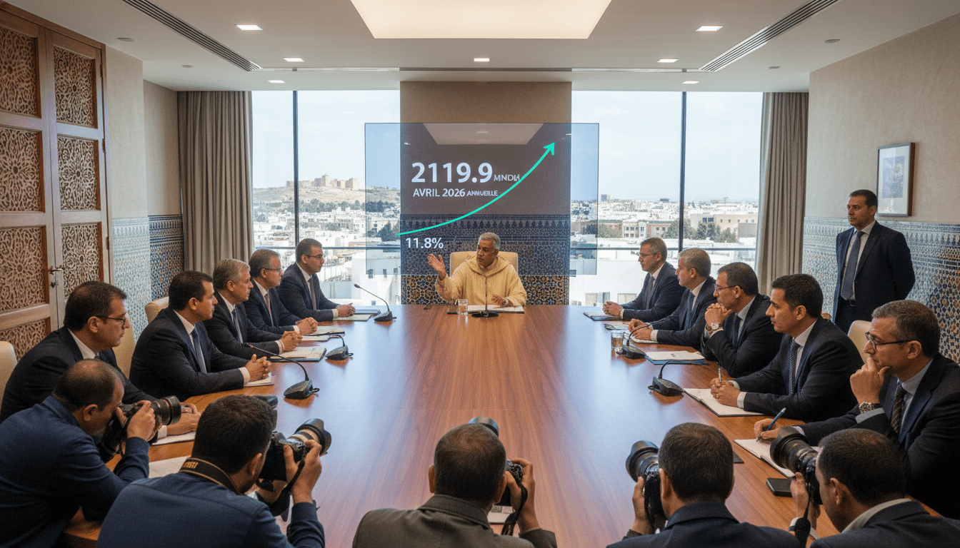 M3 atteint 2 119,9 MMDH en avril 2026, hausse annuelle 11,8% selon Bank Al-Maghrib