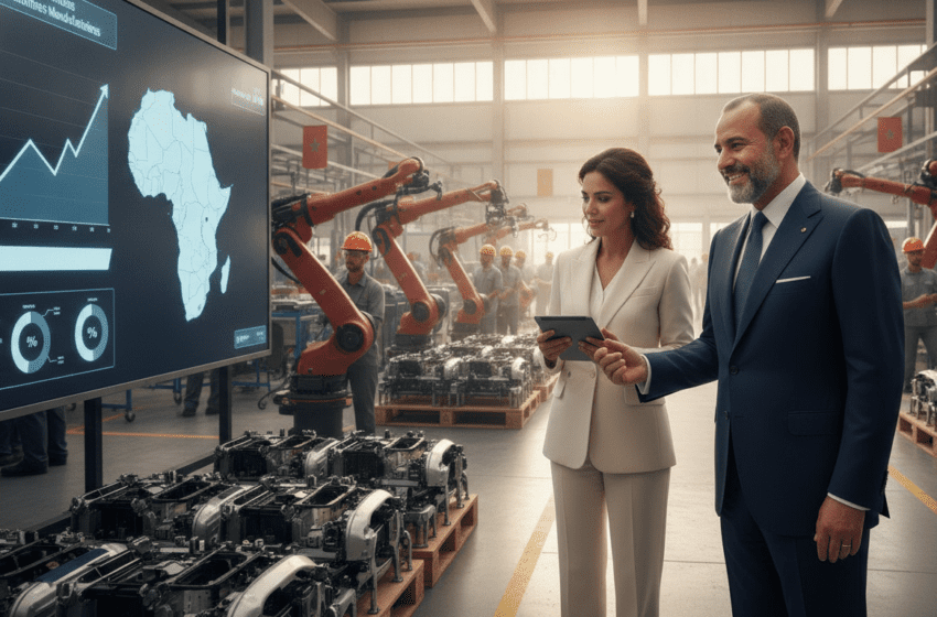  Maroc 2026 : meilleure performance industrielle d’Afrique, 87% de la valeur des exportations manufacturières