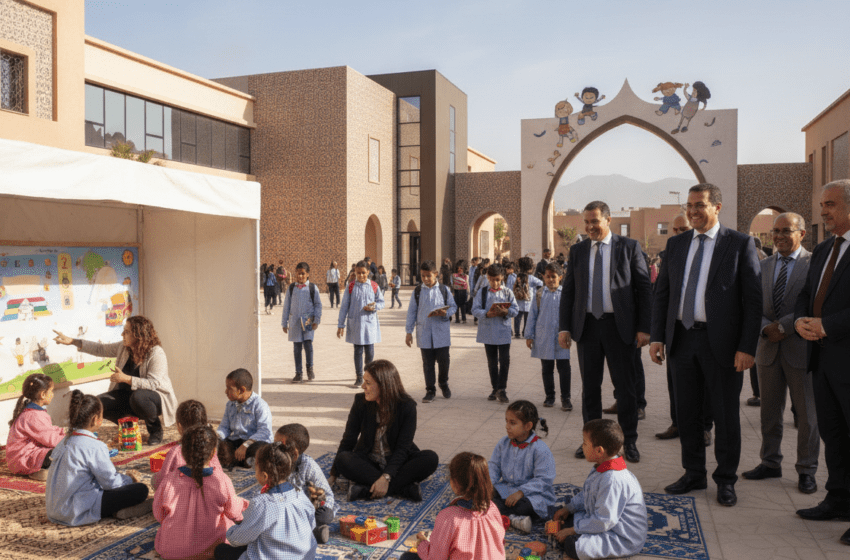  Maroc : 7 millions d’élèves dans l’enseignement public, préscolaire généralisé à 80 pour cent