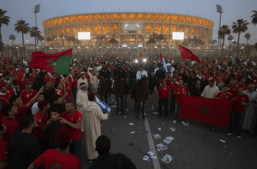  Maroc-Écosse : ébullition autour du stade