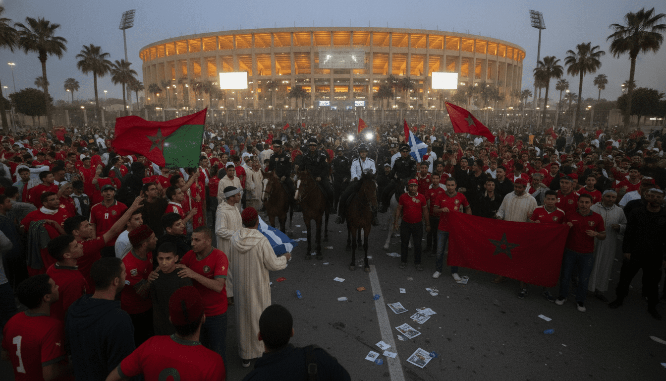Maroc-Écosse : ébullition autour du stade