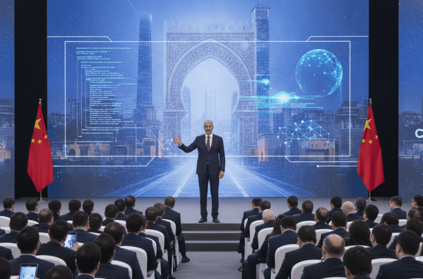 Maroc à la CISCE 2026 à Beijing Karim Zidane met en avant l'intelligence artificielle