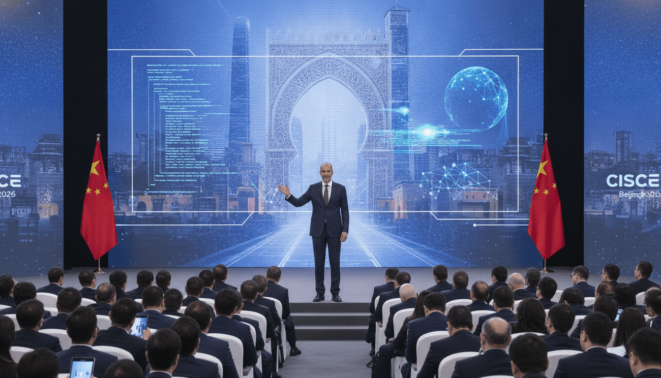 Maroc à la CISCE 2026 à Beijing Karim Zidane met en avant l'intelligence artificielle