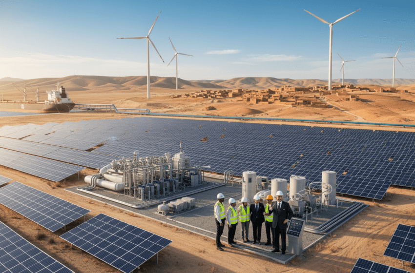  Maroc accélère vers 52% d’énergies renouvelables et vise l’exportation d’hydrogène vert