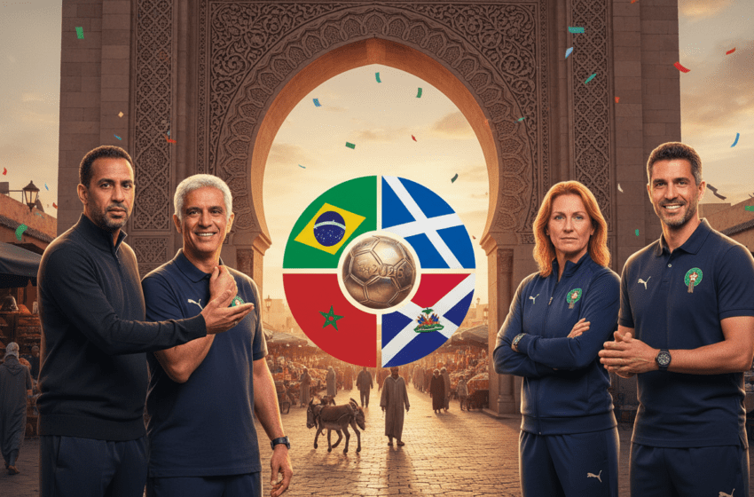  Maroc affrontera Brésil, Écosse et Haïti en phase de groupes Coupe du Monde 2026