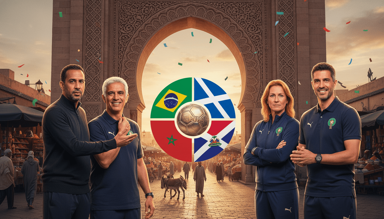 Maroc affrontera Brésil, Écosse et Haïti en phase de groupes Coupe du Monde 2026