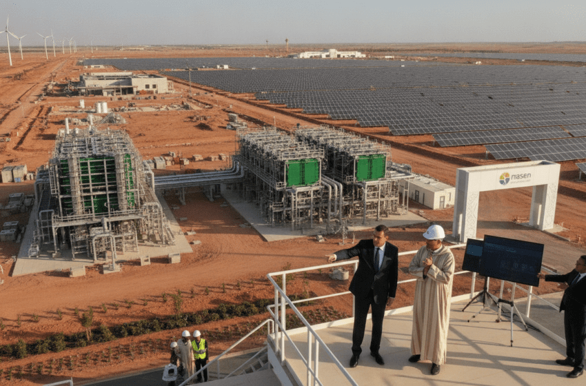 Maroc confirme sa transition énergétique en 2026 avec Masen et projets d’hydrogène vert