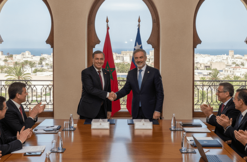  Maroc et Chili lancent plan d’action pour dynamiser commerce et investissements bilatéraux
