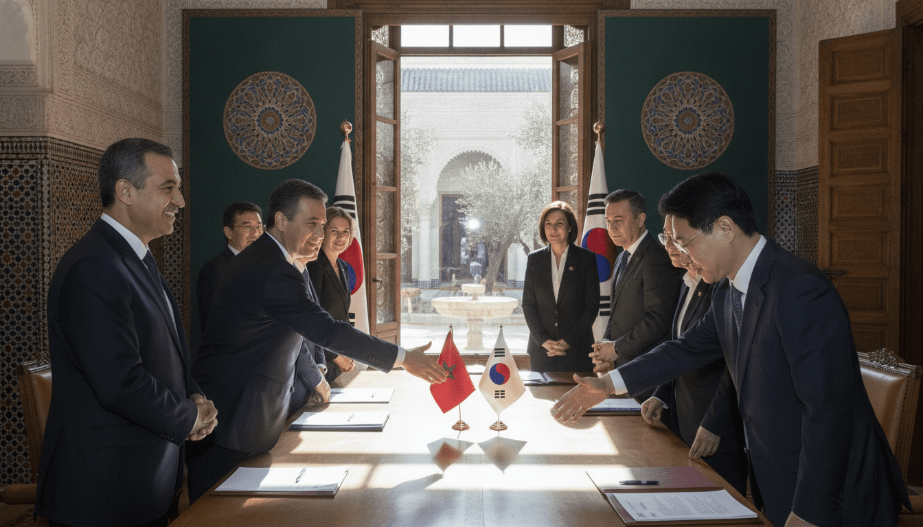 Maroc et Corée du Sud créent un groupe de travail pour négocier un APEG