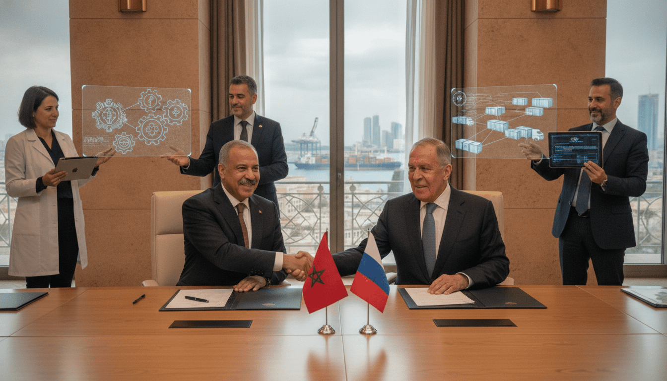 Maroc et Russie renforcent coopération commerciale et investissements dans santé, logistique et numérique