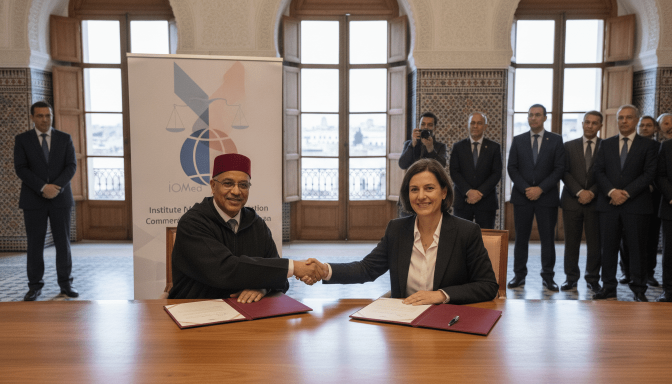 Maroc et l'IOMed signent à Rabat un mémorandum pour développer la médiation commerciale