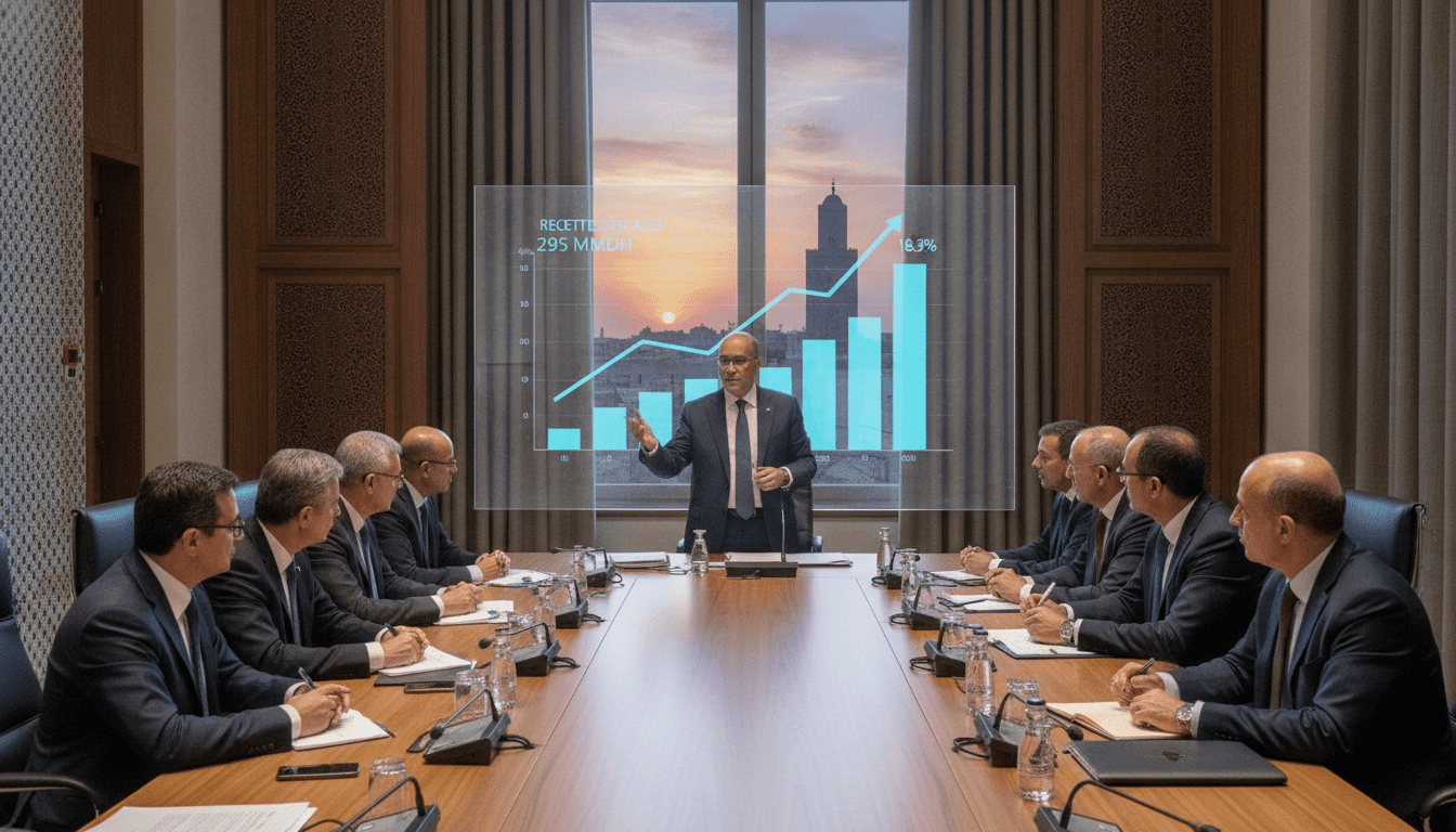 Maroc : recettes fiscales 2025 à 295 MMDH, hausse de 18,9% selon la DGI