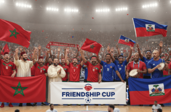 Marocains et Haïtiens électrisent l'ambiance d'un événement sportif