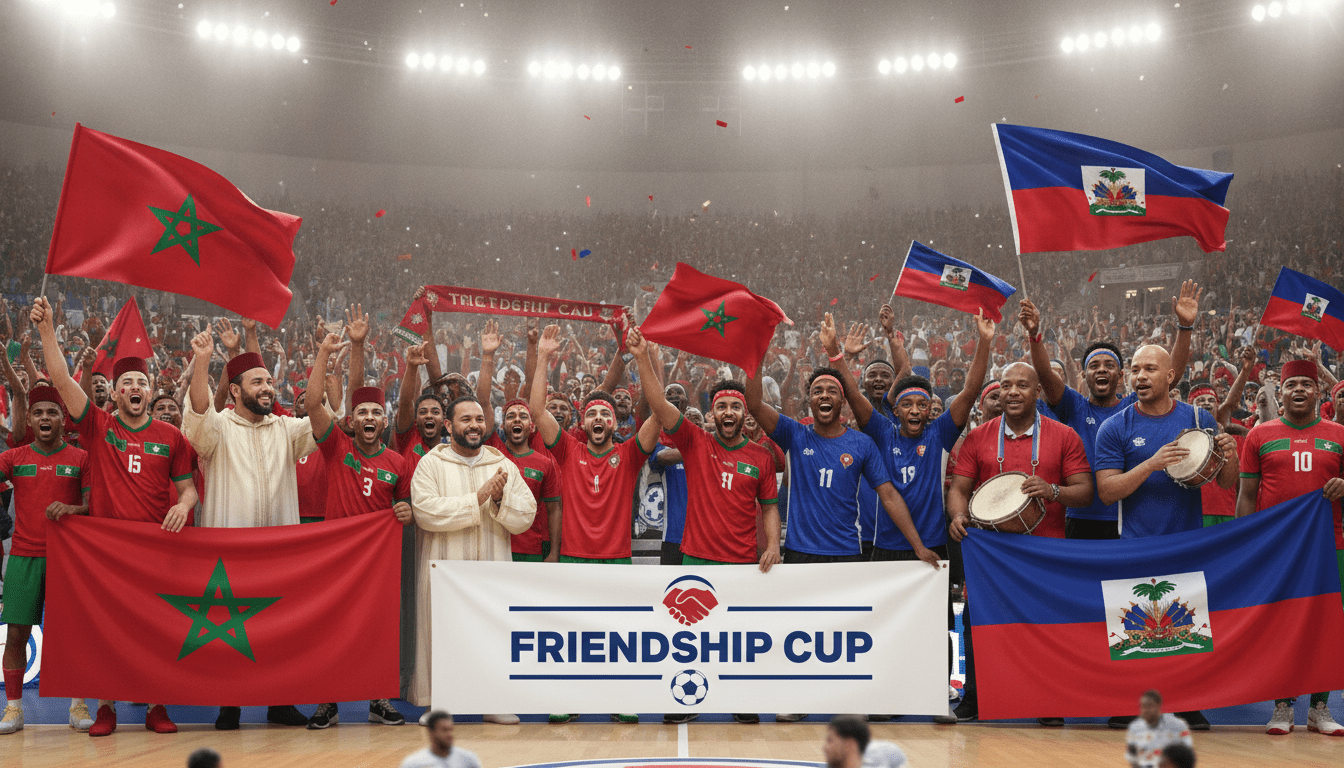 Marocains et Haïtiens électrisent l'ambiance d'un événement sportif