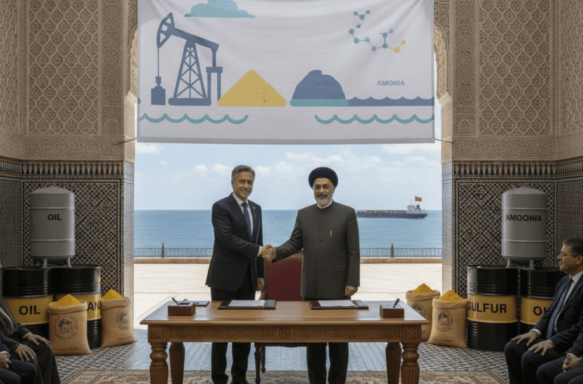  Mémorandum États-Unis Iran 19 juin relance pétrole soufre et ammoniac vers le Maroc