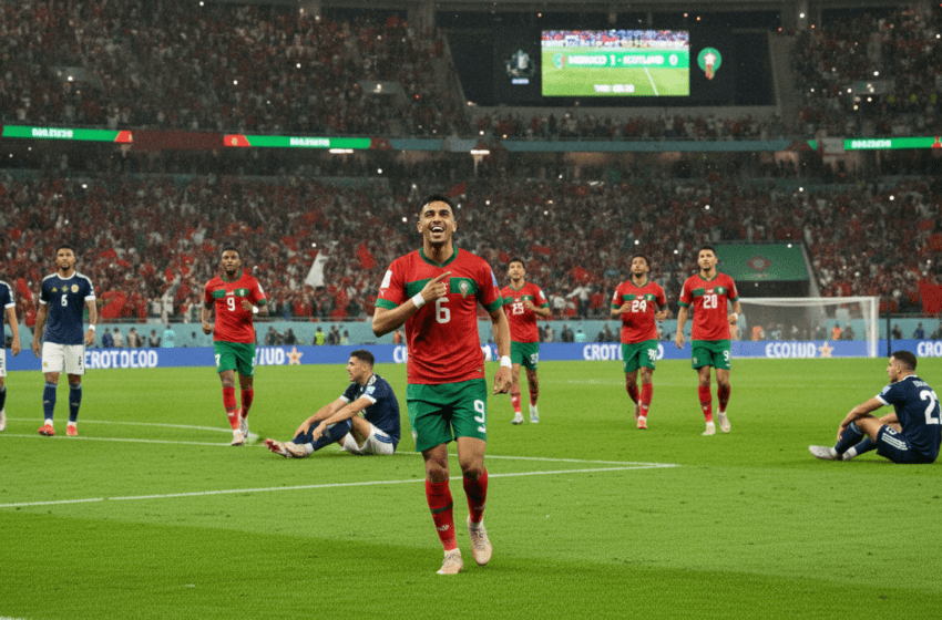  Mondial 2026 Maroc bat l’Écosse 1-0 Saibari inscrit le but le plus rapide