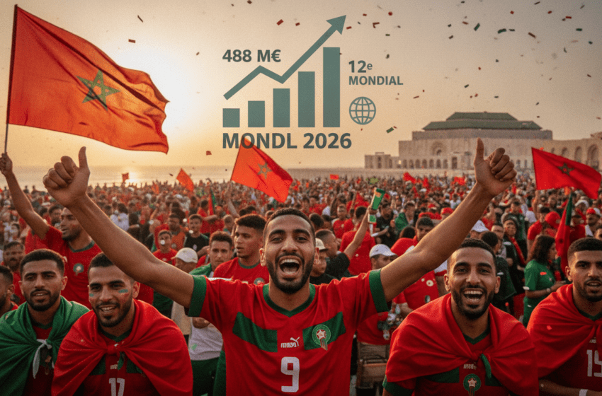  Mondial 2026 : Maroc, sélection arabe la plus valorisée à 488 M€, 12e mondiale