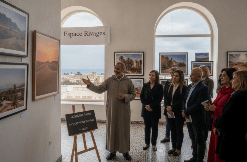  Mustapha Taiau expose ses paysages photographiques à l’Espace Rivages de Rabat jusqu’au 11 juillet