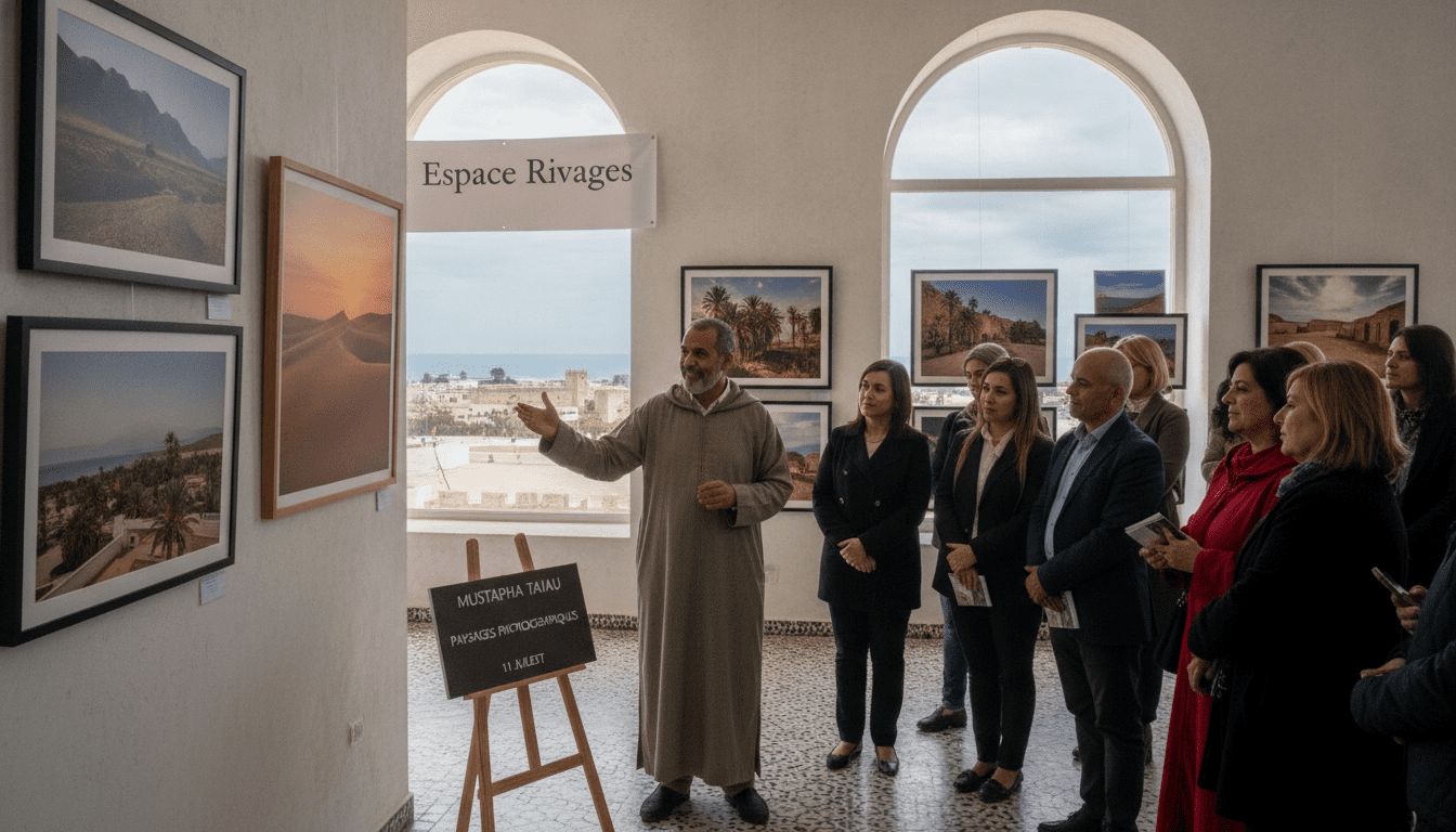Mustapha Taiau expose ses paysages photographiques à l'Espace Rivages de Rabat jusqu'au 11 juillet